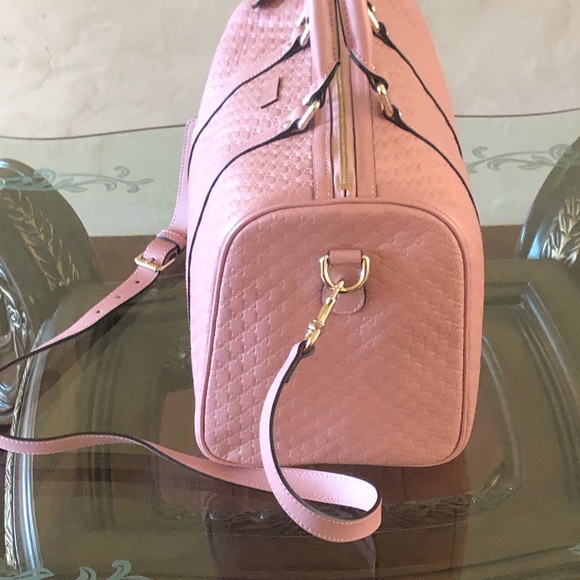 New Gucci embossed Signature Boston handbag - Picture 3 of 7